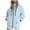Blue, variant on UngA Rain Slicker for Women Women's Utility Jackets Zip Up Snap Button Anorak Jackets Utility Coat Outwear Flap Pockets Lightweight Jacket Orange,2XL