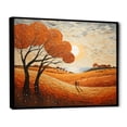 thumbnail image 2 of Designart "Beach Dune Dance Painting I" Modern Floater Framed Canvas Print, 2 of 7