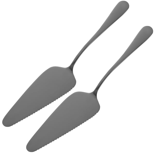 GOOHOCHY 2 uds espátula de acero inoxidable herramienta para pasteles espátula para Pizza espátulas para servir pasteles