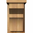 thumbnail image 2 of 8"W x 10"D x 14"H Monterey Rough Sawn Corbel w/Backplate, Western Red Cedar, 2 of 9