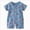 Z110-Sky Blue, variant on 18-24 Months Toddler Summer Bodysuits Baby Suit Newborn Crawling Suit Short Sleeved Thin Coat Infant