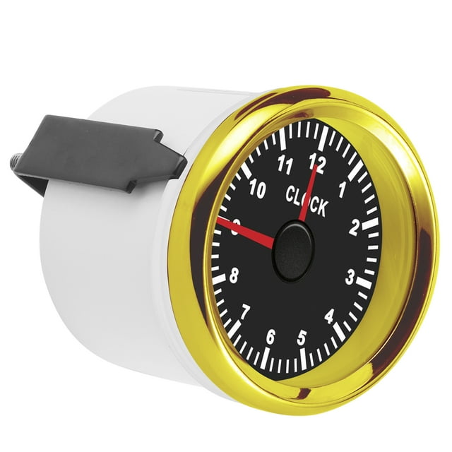 Reloj automático Bling Bling reloj universal de 2 pulgadas con esfera y Medidor de horas para coche materiales ecológicos