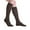 Brown, variant on JOBST SupportWear Socks Men's Dress Knee High Mild Compression 8-15mmHg Black X-Large Close-Toe 1 Pair
