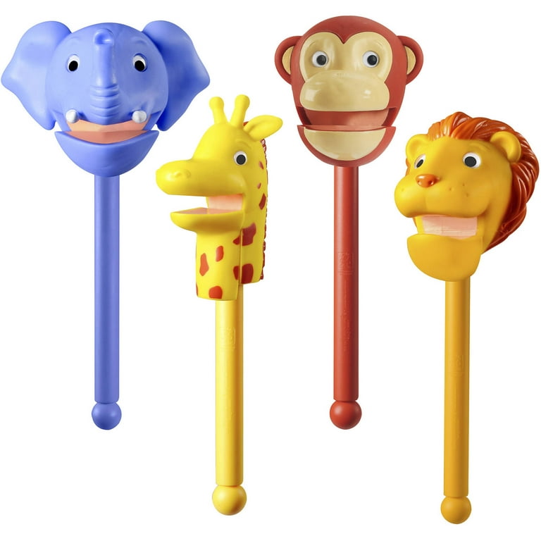 Educational Insights Puppet-on-a-Stick Zoo Crew, Set of 9 