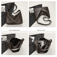 thumbnail image 4 of Entchin Slouchy Hobo Bag for Women, PU Leather Crossbody Shoulder Purse with Adjustable Strap, Soft Vegan Leather Handle Handbag, Casual Everyday Travel Work Bag,Coffee, 4 of 6
