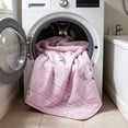thumbnail image 5 of Yardvibe Cooling Comforter Twin Size, Floral Print Breathable Summer Comforter for Hot Sleepers & Night Sweats, Silky Smooth Cooling Blanket, Pink (C), 5 of 9