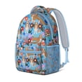 thumbnail image 2 of Basset Hound Dog and Flower Backpack for School,Cute School Bag,Schoolbag with Adjustable Shoulder Straps & Padded Back,15.3"x11"x6.7", 2 of 3
