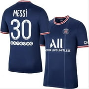 Lionel Messi 2021-22 Paris Saint-Germain Jordan Home Vapor Match Shirt