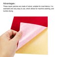 thumbnail image 4 of Uxcell Elbow Knee Iron On Velvet Patches Repair Patches Red 58"x8" 2 Pack, 4 of 5