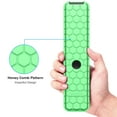thumbnail image 3 of Fintie Case for Sony RMF-TX800U RMF-TX900U Voice Remote Control 2022, Honey Comb Lightweight Anti Slip Shockproof Silicone Protective Cover for Sony Ultra HD TV X80K X90K X95K Series, Green Glow, 3 of 9