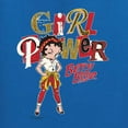 thumbnail image 5 of Wild Bobby Betty Boop Winking Girl Power Femenist Betty Boop Womens T-Shirt, Royal, 3X-Large, 5 of 5