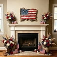 thumbnail image 6 of 4th of July Decorations Rustic Wooden American Flag,Handcrafted Patriotic Wall Hanging Decoration,Indoor Wall and Outdoor Porch Festive Decor, 6 of 7