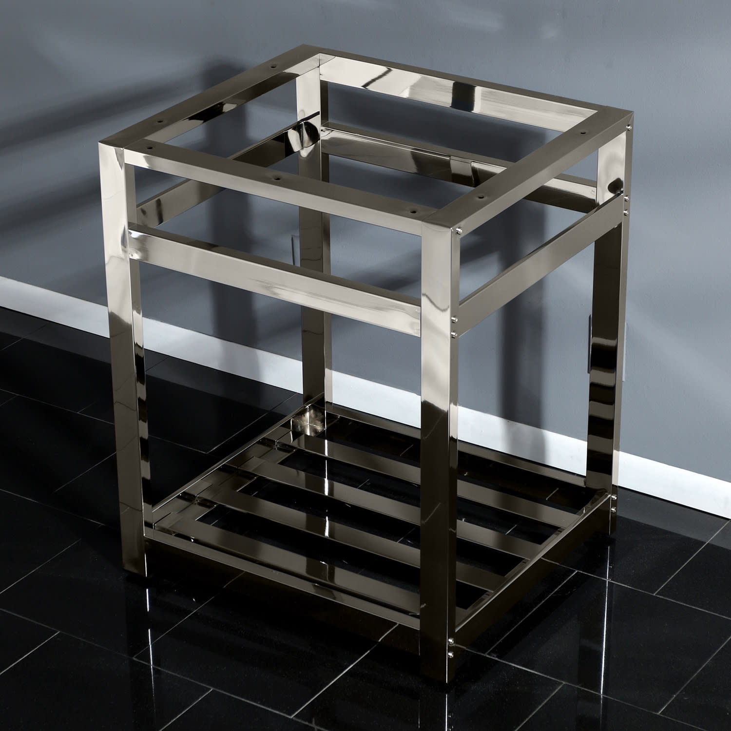 Kingston Brass VSP2522A0 25" Wide X 30" High Console Stand - Black
