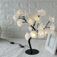 thumbnail image 2 of AMERTEER Rose Shaped Table Lamp Flower Rose Tree Decorative Light for Living Room Bedroom  White Tree, 2 of 7