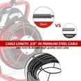thumbnail image 2 of 75FT 1/2 Inch Electric Sewer Snake, Auto Feeding Drain Auger Cleaner with 4 Cutter Heads & Foot Switch – 2" to 4" Pipe Drain Cleaner Machine for Home & Professional Use, 2 of 8