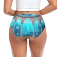 thumbnail image 3 of Womens Underwear Underwater Aquarium Arches Cuteness No Show Seamless Underwear for Women, Soft Stretch Women's Panties, Hipster Ladies Panties Bikini Underwear Briefs, 3 of 6