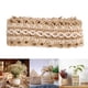 thumbnail image 4 of 2 rollos 2 metros rollo de cinta de arpillera natural para lazos coronas manualidades DIY hogar fiesta boda Navidad decoración, 4 of 7