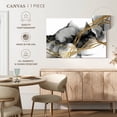 thumbnail image 5 of Elephant Stock Matrix Undulation Ii Wall Art - Horizontal Canvas Wall Art - Living Room Wall Decor - Abstract Canvas - White And Black Decor By Jennifer Goldberger - 36" x 24", 5 of 8