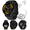 Black+White EarBuds, variant on Garmin Venu 3S GPS Smartwatch, AMOLED Display 41 mm Watch, Advanced Health and Fitness Features, Up to 10 Days of Battery, Wheelchair Mode, Sleep Coach, Ivory Case with Wearable4U Power Bank Bundle