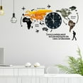 thumbnail image 4 of World Map Wall Clock Home Bedroom Wall Personality Wall Clock Dealer Button Metal Football Kick Stand Kids Beat The Clock Stopwatch Automatic Pot Stirrer Rechargeable Work Timer Gram Lot Mini Timer, 4 of 4