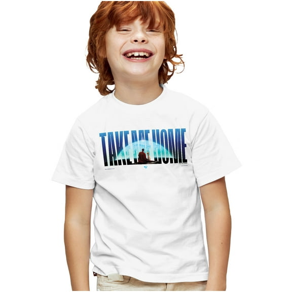 Superman 2025 Movie Take Me Home Words Kids T Shirt for Youth Boys and Girls