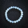 thumbnail image 3 of YMDZ Round Crystal Moonstone Beaded Bracelet 8 mm, 3 of 5
