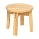 thumbnail image 4 of Taburete de madera Taburete redondo de madera Cómodo taburete de ocio Taburete de pie de madera creativo Taburete de madera maciza para apartamento altura 25cm, 4 of 8