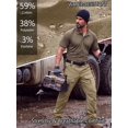 thumbnail image 7 of liyiyiyia Mens Ripstop Cargo Pants Fleece Lined Winter Insulated Water Resistant Work Utility Hiking Snow Pants, 7 of 7