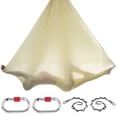 thumbnail image 1 of 5*2.8m Aerial Silks Set Yoga Swing Hammock Equipment Anti-Gravity Inversion Belt for GYM Home Aerial Dance Flying YogaLight green He Qiyong unisex, 1 of 1