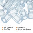 thumbnail image 4 of Unique Bargains 5mm ID x 10.5mm OD PVC Kitchen Sink Rack Grid Feet Protector Clear 40 Pack, 4 of 7