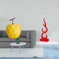 thumbnail image 2 of figura de arte,Escultura de fruta de porcelana decorativa para el hogar.,Escultura abstracta de fuego,Estatua de arte abstracto,adorno decorativo para el hogar,Escultura de fuego, 2 of 8