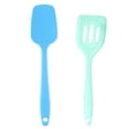 thumbnail image 1 of Juego de mini utensilios de cocina de 2 piezas: utensilios de cocina de silicona con espátulas, 1 of 5