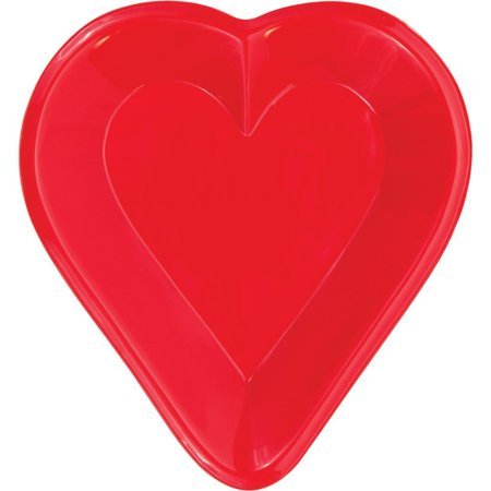 Heart Mini Snack Tray - Creative Converting Card Night Mini Heart Snack Tray