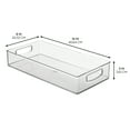 thumbnail image 3 of Stackable Pantry Bin with Handles - Storage Bin for Organizing Kitchen Cabinets, Fridge, or Freezer - Made in USA, 3 of 8