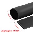 thumbnail image 2 of Unique Bargains Tube Rétractable 9/16 Pouces (14mm) 2:1 Tube Rétractable 3.3 Pieds Noir, 2 of 4