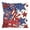 D, variant on 4th of July Patriotic Stars Stripes Throw Pillow Cover, 20 x 20 Inch Polka Dots Independence Day Memorial Day America Flag Decor Cushion Case for Sofa Couch