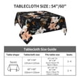 thumbnail image 7 of Wukai Lilies Flowers Waterproof Tablecloth for Kitchen Dining, Fits Square Tables for 2-4 Seats -54"x54", 7 of 7