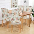 thumbnail image 6 of Chair Cover 2 Pack Removable Dining Chair Protectors Washable Chair Slipcovers Seat for Home Wedding Decor Watercolor Rose Floral Pattern, 6 of 6
