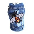 thumbnail image 1 of XS-2XL Denim Dog Clothes Cowboy Pet Dog Coat Puppy Clothing For Small Dogs Jeans Jacket Dog Vest Coat Puppy Outfits Cat Clothes ShopWise Round, 1 of 14