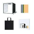 thumbnail image 1 of 30cm Lightbox Mini Foldable Photo Studio Box LED Light Box Photography Studio Shooting Tent Box Kit & 6 Color Backdrops ,Easy to Use, 1 of 5