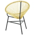 thumbnail image 2 of vidaXL Garden Acapulco Chair Poly Rattan Beige, 2 of 4