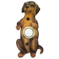thumbnail image 1 of Waterwood DBP-084 Sonnette de Porte Mendiante en Teckel Peinte à la Main - Brun, 1 of 5