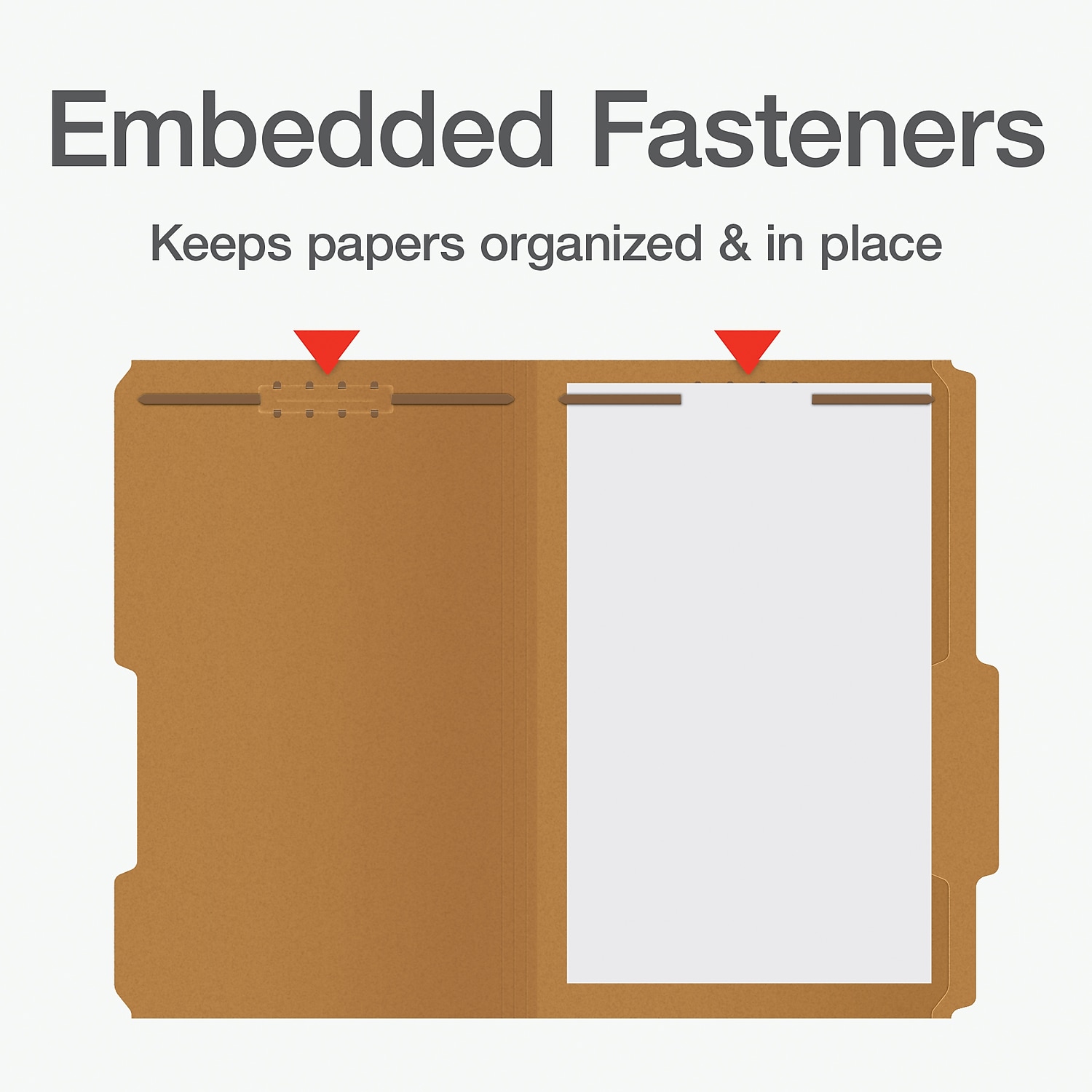 Pendaflex Heavy Duty File Folder 1-Tab Legal Size Brown Kraft 50/Box (1007044)
