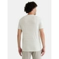 thumbnail image 3 of Athletic Works Men's and Big Men's Jacquard Short Sleeve Workout Shirt, Sizes S-3XL, 3 of 5