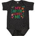 thumbnail image 3 of Inktastic My Auntie Loves Me Girls Girls Baby Bodysuit, 3 of 5