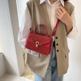 thumbnail image 4 of Small sequins small bag new trend texture portable small bag western style chain crossbody bag-red, 4 of 5