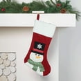 thumbnail image 6 of Kedshhgu Clearance Christmas Stocking Set of 4 Santa Snowman Reindeer Penguin Family Stockings for Kids, Holiday and Fireplace Party Home Decor, 6 of 7