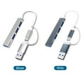 thumbnail image 3 of Docking station,To Usb 3.0 Pc Drive Play Compatible With Slim Usb Splitter And Play Compatible Station Slim Usb Splitter And Play Type C To Usb Splitter And Xps Xps Pc 3.0 Hub 4 C To Usb, 3 of 6