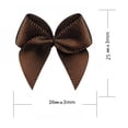 thumbnail image 4 of 50/100 piezas de lazos de cinta de satén mixtos, lazos pequeños para manualidades, bricolaje, accesorios de decoración para fiestas de bodas y Navidad, lazo de mano de 25 mm, 4 of 5