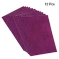 thumbnail image 3 of Glitter EVA Foam Sheets Soft Paper Self-Adhesive 11.8 x 7.8 Inch Fuchsia 12 Pcs, 3 of 7